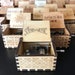 Cute Tiny Hand-cranked Wooden Music Box | Custom Engraving | Selection of Over 100 All-time Favorite Pop-jazz Classics Tunes | Free Gift Box 