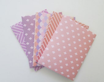 Peachy Purple Envelopes