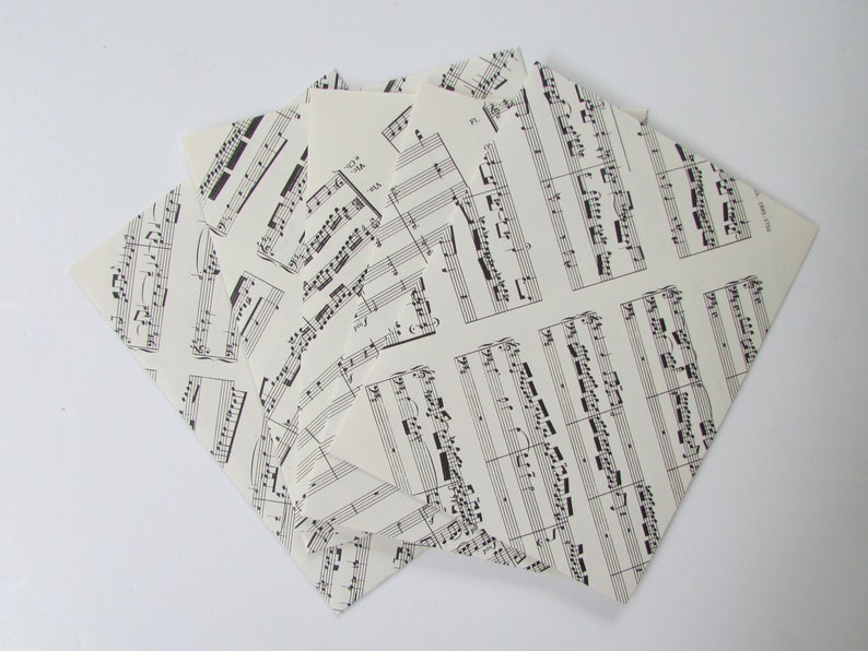 Vintage Music Envelopes image 1