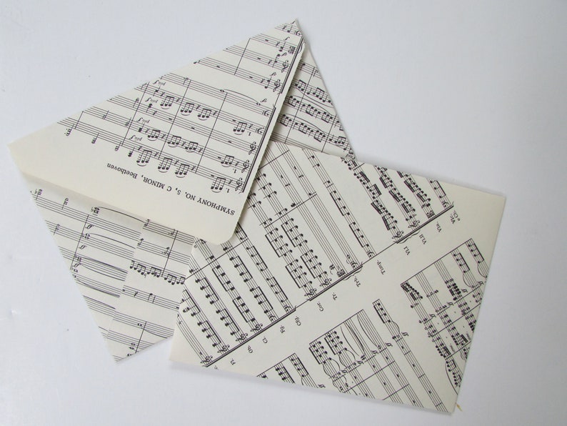 Vintage Music Envelopes image 2