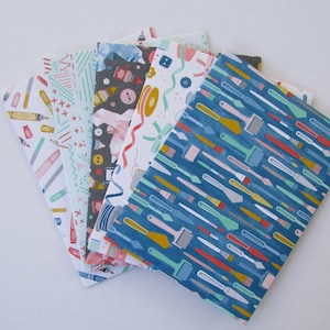 Handmade Crafty Envelopes: Artsy Note Cards, Set of 5