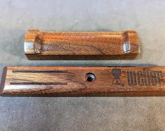 Manico in legno Weber di ricambio in noce (aspetto originale)