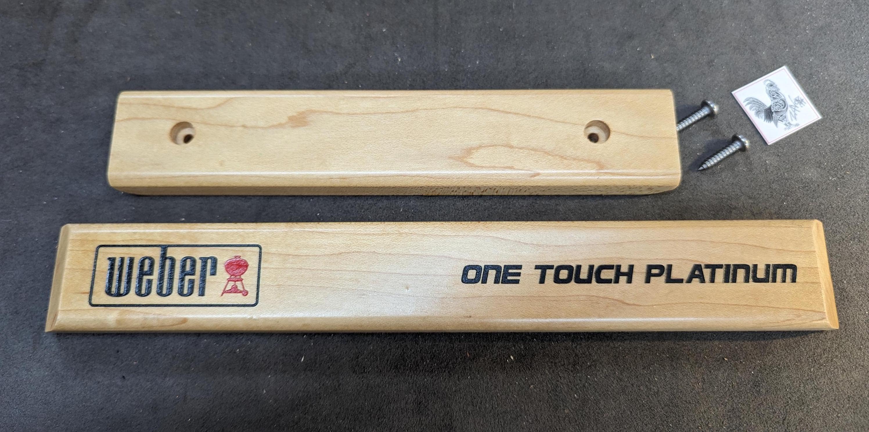 Weber Wooden Handle Replacement One Touch Platinum (maple) - Etsy