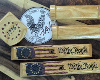 Weber Wooden handle Replacement Set We the People