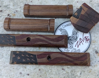 Weber Wooden handle Replacement Set Walnut Old Glory