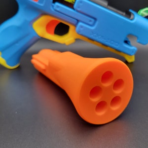 Fichier STL Pistolet Nerf simple pour munitions rivales 🎲・Modèle