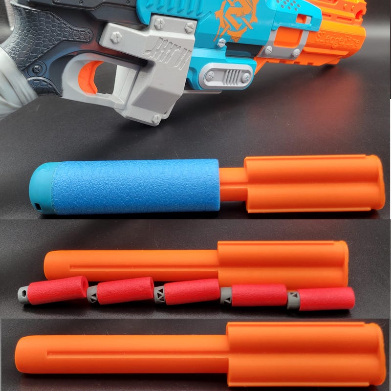 Nerf Sledgefire Shells Etsy