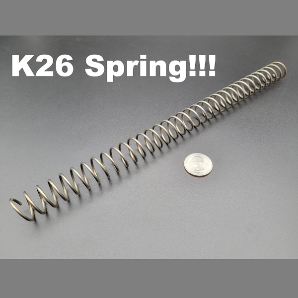 K26 Spring | K 26 11 Inch Compression Coil Spring For Nerf & other toy Blaster Projects Modding ie: Kronos, Hades, Jupiter, Roundhouse, etc