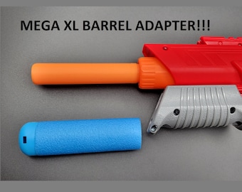 Mega XL Barrel Adapter For Dart Zone Max Stryker Ultimate Dart Blaster Massive Blue Dart Adapter!