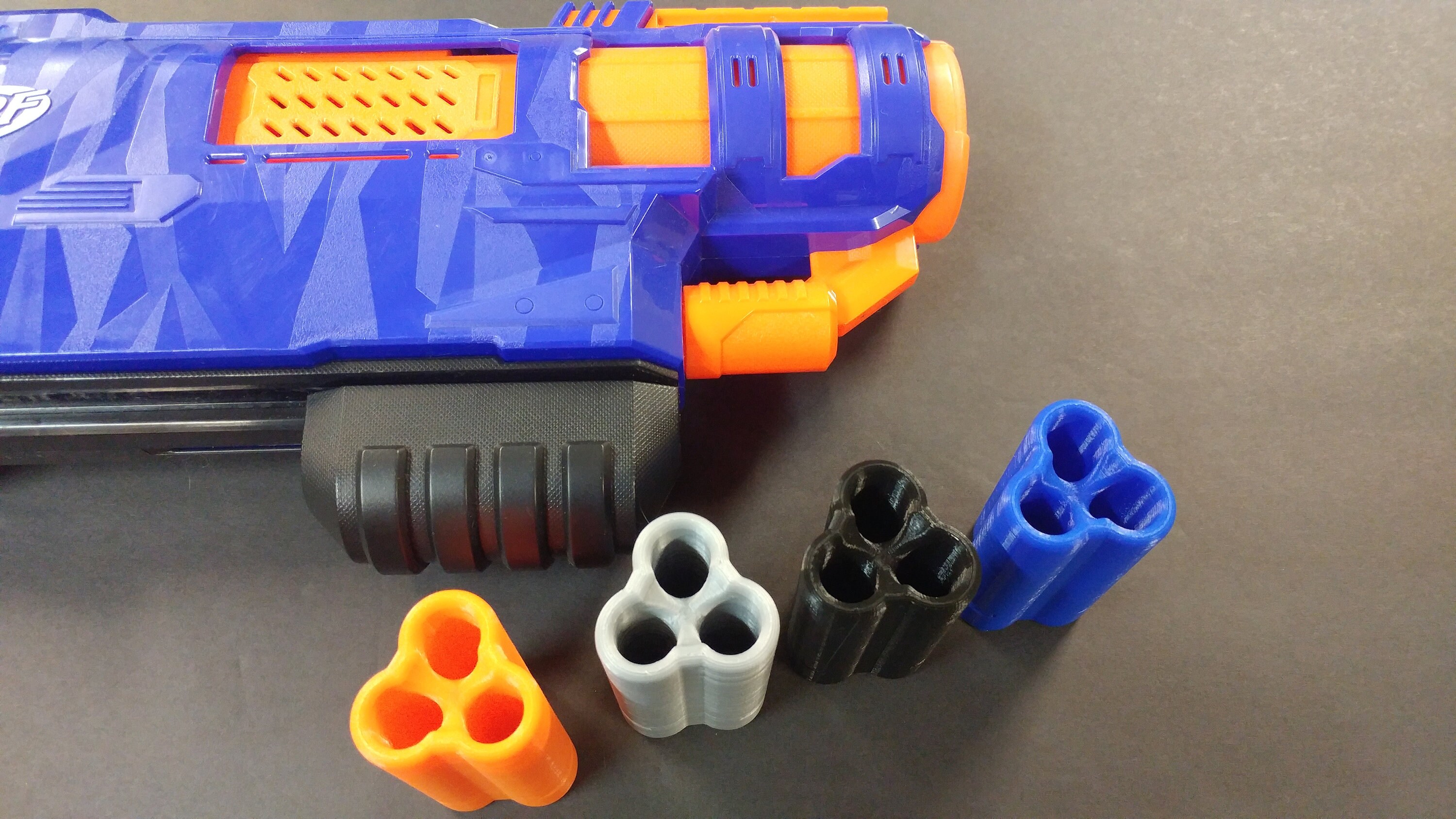 Dart Guns & Soft Darts For Nerf Trilogy Blaster 3D Print Triple Shot