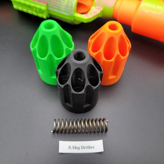 For Nerf Zombie Strike Driller Blaster - 7 Round Shot Dart