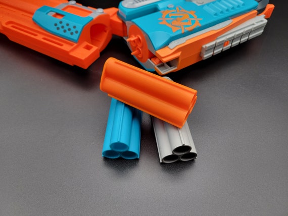 Fusil de chasse Sledgefire Blaster pour Nerf 3 cartouches à triple coup de  couleur assortie, cartouche de munitions pour fléchettes ronde Module de  tir Sledge Pièce de pistolet jouet -  France