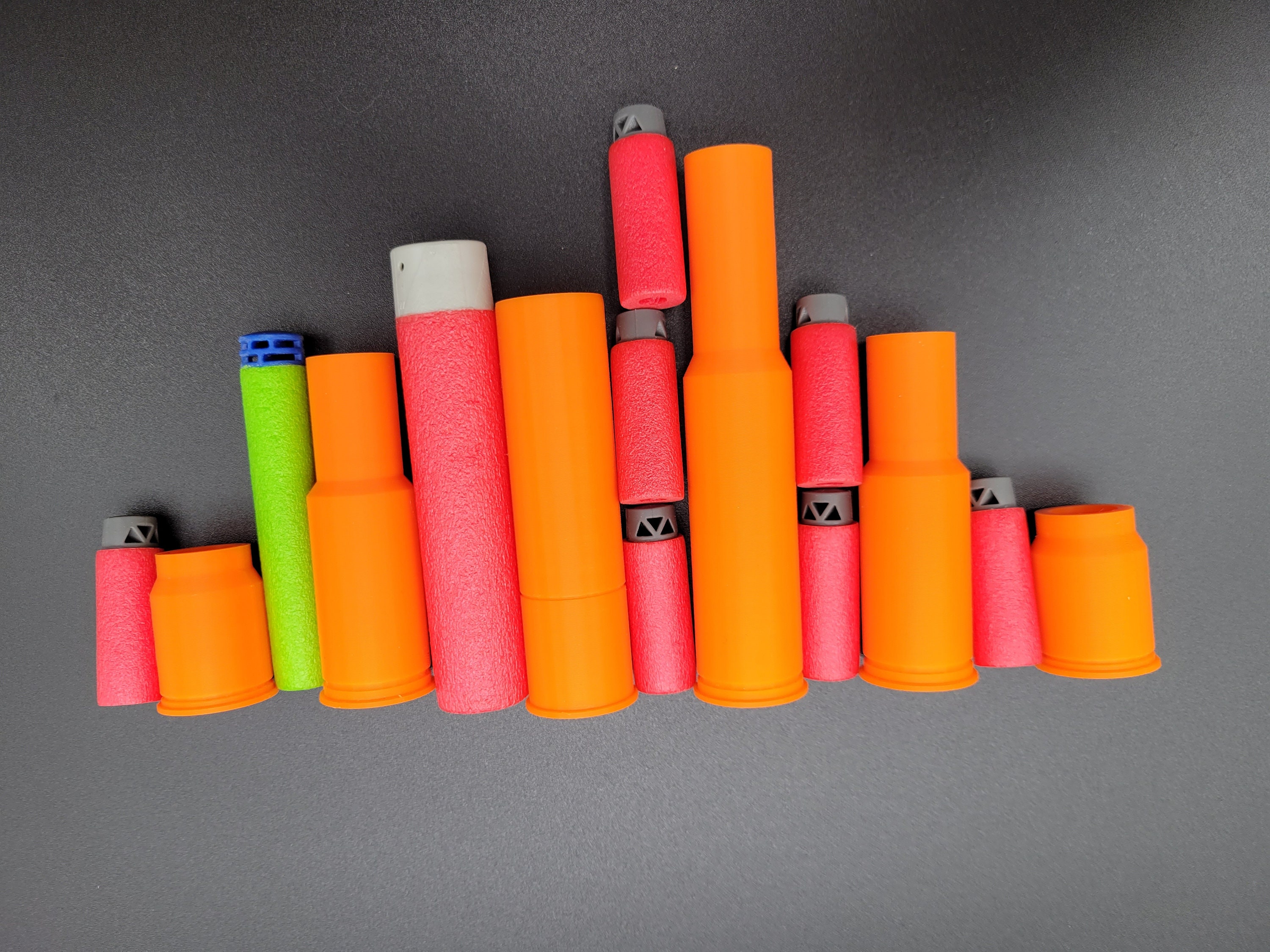 8 More R&d Shells For Nerf Rival Pilot Blaster Shell Sampler Pack! Mega, Short Dart ...