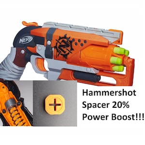 Nerf Hammershot Blaster用 - スプリングスペーサー 3Dプリント ゾンビストライクブラスター パワーブースト！ アフターマーケットMOD - おもちゃの銃パーツ