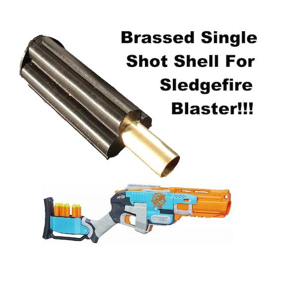 For Nerf Sledgefire Blaster Shotgun Brassed Single Shot Sniper Dart Ammo  Shell Cartridge Round Zombie Sledge Fire Shells Toy Gun Part 