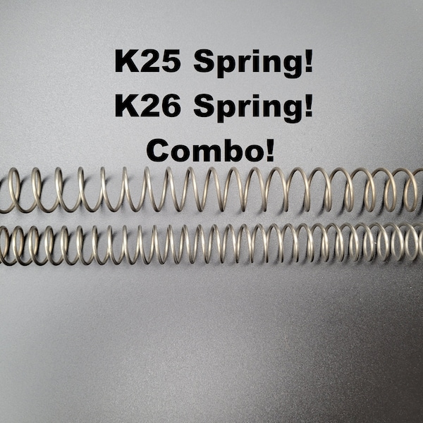 K26 & K25 Spring Combo! | 11 inch Compression Coil Springs  For Nerf Blaster Mod Projects: Saturn Pilot Kronos Hades - Modding Toy Gun Part