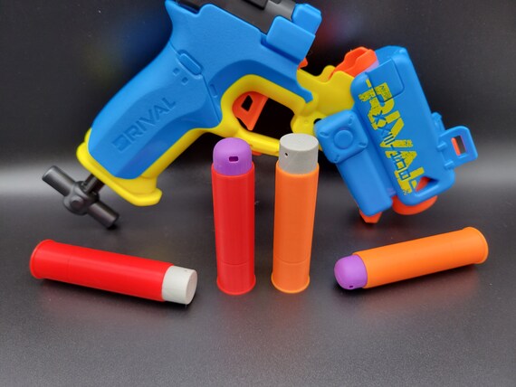 Mod de Mega Dart Shell para pistola blaster Nerf Rival Pilot cartuchos casquillos balas escopeta municion accion de frenado pieza de juguete Nerf Pilot Etsy Mexico