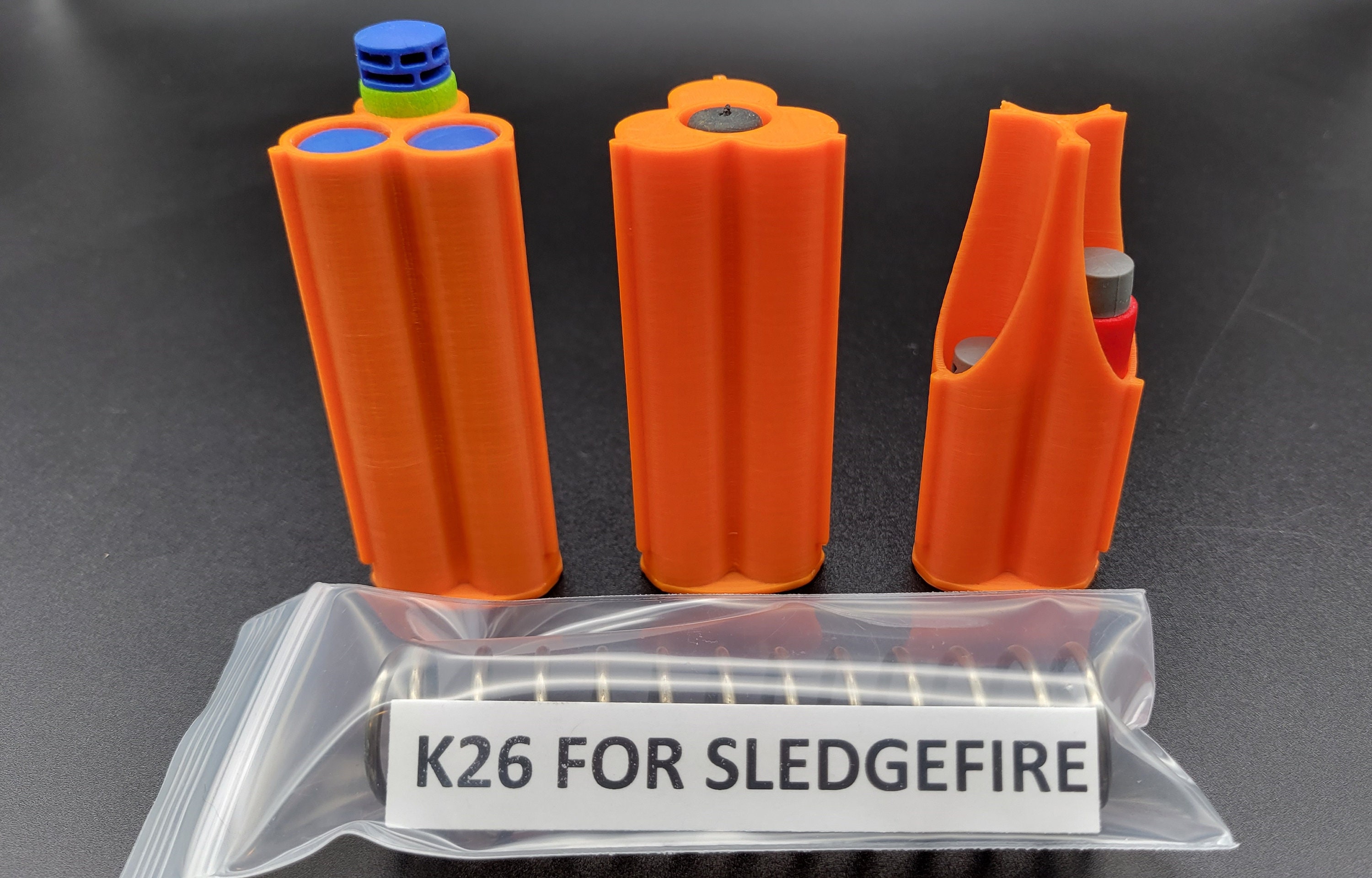 For Nerf Sledgefire Blaster - Shell Combo Kit With K26 Spring! - 3D ...