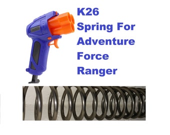 K26 Spring for Adventure Force Ranger - High Powered K 26 Coil Spring For AF Tactical Strike Ranger Power Pump Ball Blaster - Toy Gun Part