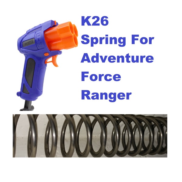 K26 Spring for Adventure Force Ranger - High Powered K 26 Coil Spring For AF Tactical Strike Ranger Power Pump Ball Blaster - Toy Gun Part