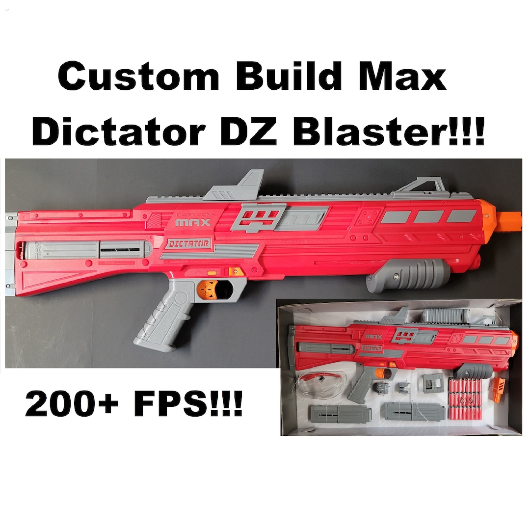 Max Dictator Dart Zone Blaster Custom Build Modded DZ Ultimate Dart