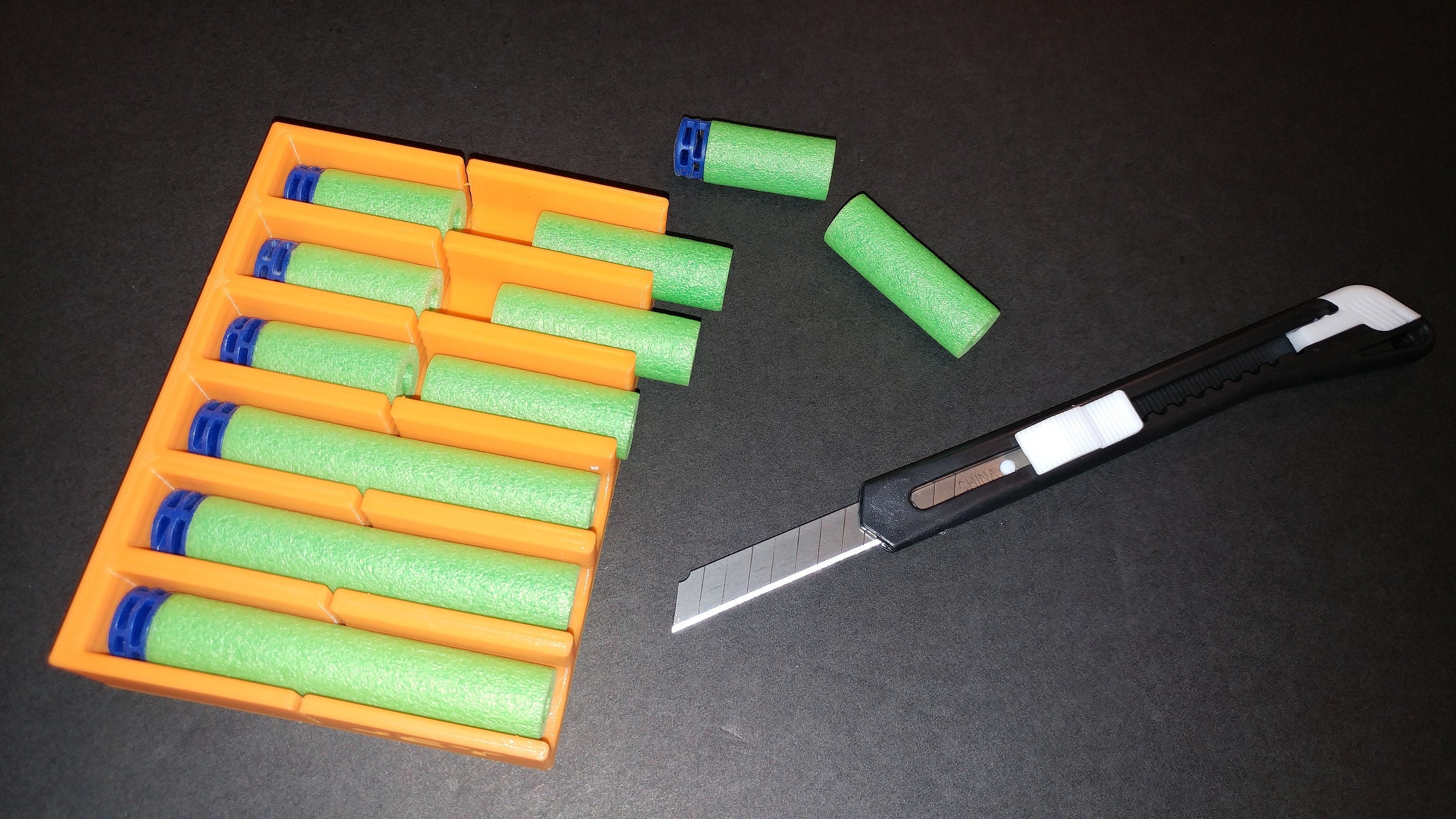 6 Shot Dart Cutter Kit Half Length Guide Short Stefan Round Etsy