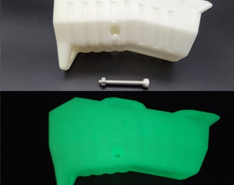 Empuñadura de cebado frontal para lanzador de dardos Nexus Pro Adventure Force, color personalizado que brilla en la oscuridad, preimpresión 3D impresa, empuñadura de cebado frontal Mod