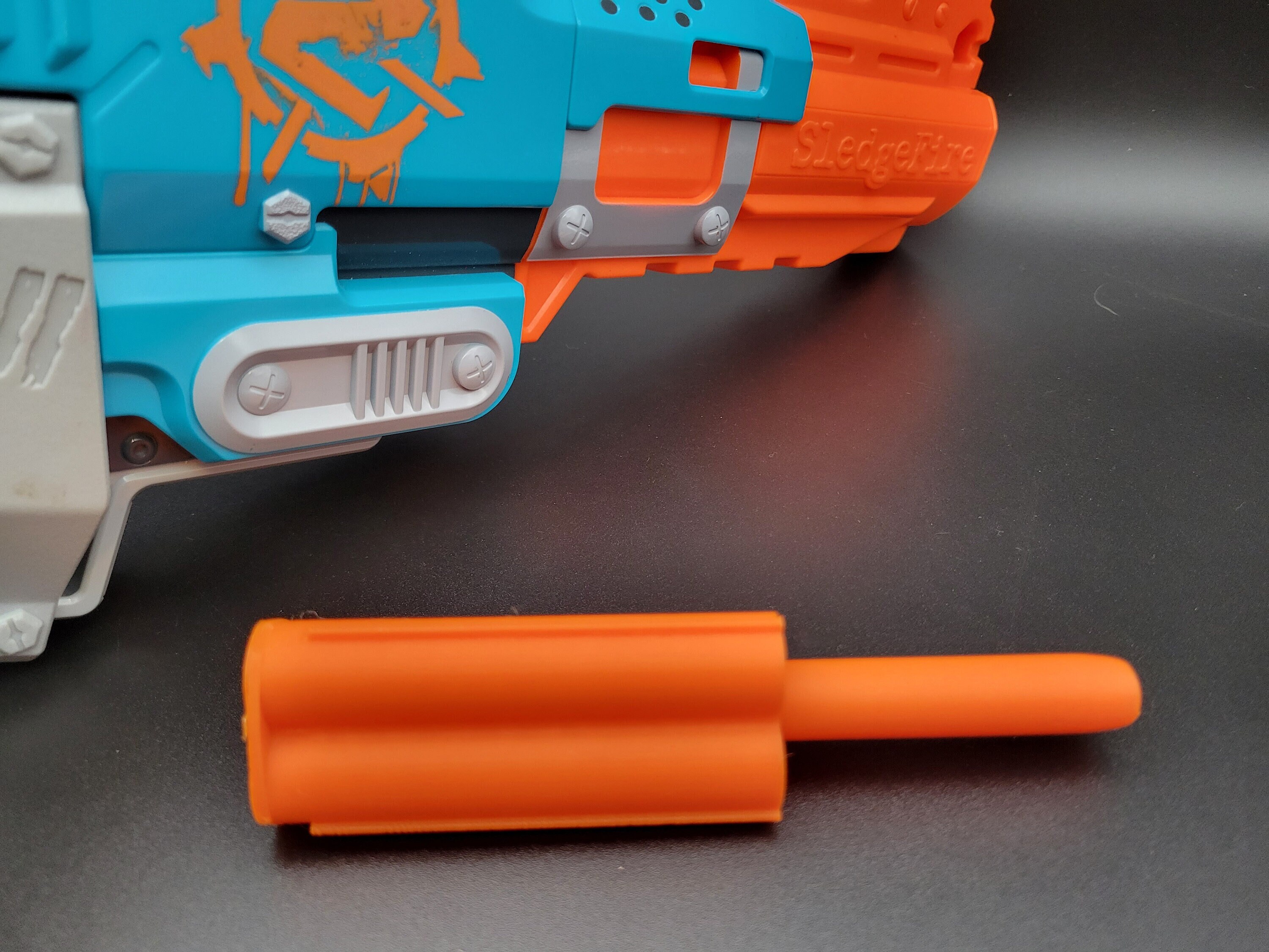 For Nerf Sledgefire Blaster Shotgun - Mega Dart Launcher Cartridge