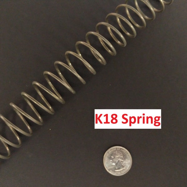 K18 Spring - For Nerf Project Mods - 11" - Blaster Modding Beefy High Powered Compression Spring! - Toy Gun Part