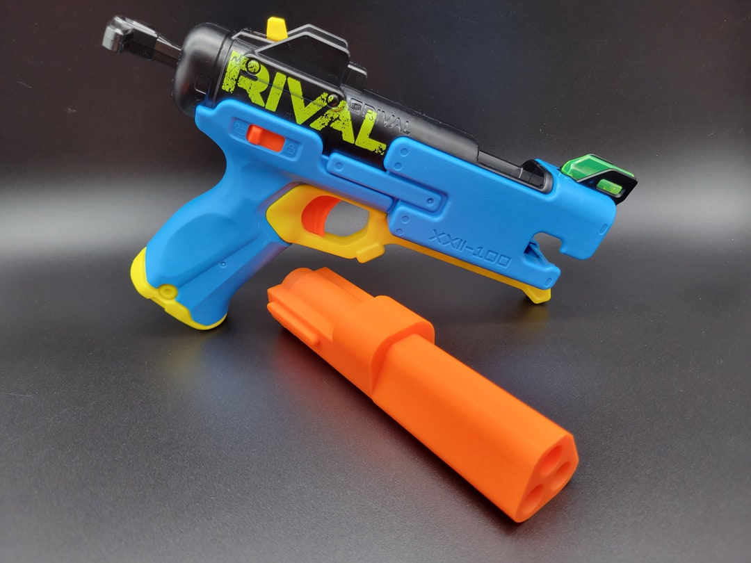 Triple Shot Shotgun Mod for Nerf Rival Fate Dart Blaster Inline Clip 4