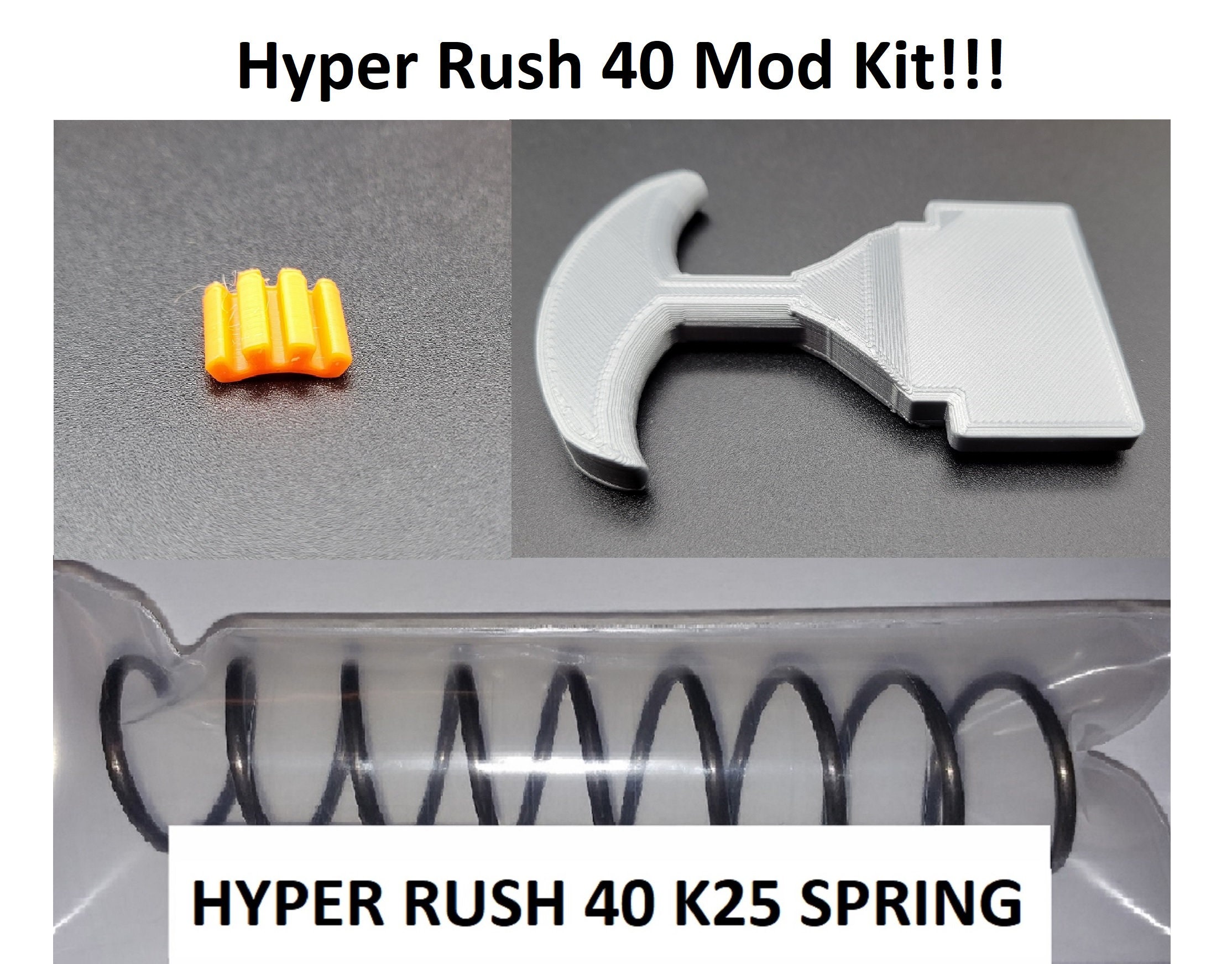 Blasters3d Modulus Barrel Adapter Mark I PT for Nerf Hyper Rush-40
