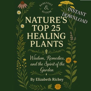 Nature’s Top 25 Healing Plants | Herbal Guide PDF | Medicinal Plants Book | Natural Remedies | Herbalism for Beginners | Instant Download