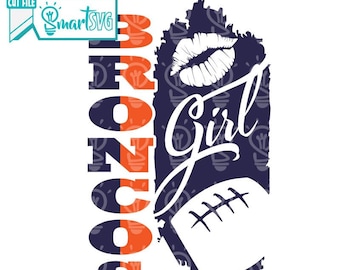 Broncos girl svg, Football Ball Shirt, Fan Football svg, Family Football svg, Football svg, broncos svg, football girl shirt, broncos woman