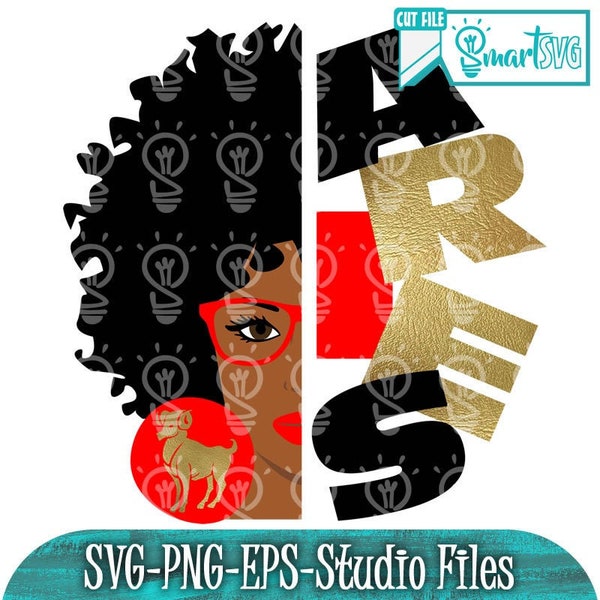 Half Face Aries svg, birthday svg, birthday zodiac svg, birthday signs svg,  aries svg, aries face svg, curly hair svg, woman aries svg