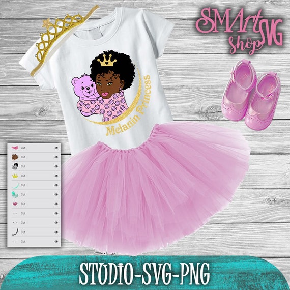 Download Melanin Princess Svg Afro Baby Svg Afro Girl Svg African Etsy