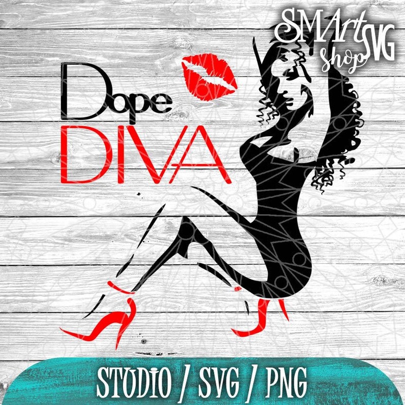 Dope Diva svg black woman svg afro woman svg beautiful svg ...