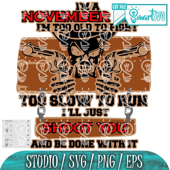 Download November Man Svg November Birthday Man Svg Vintage Birthday Etsy