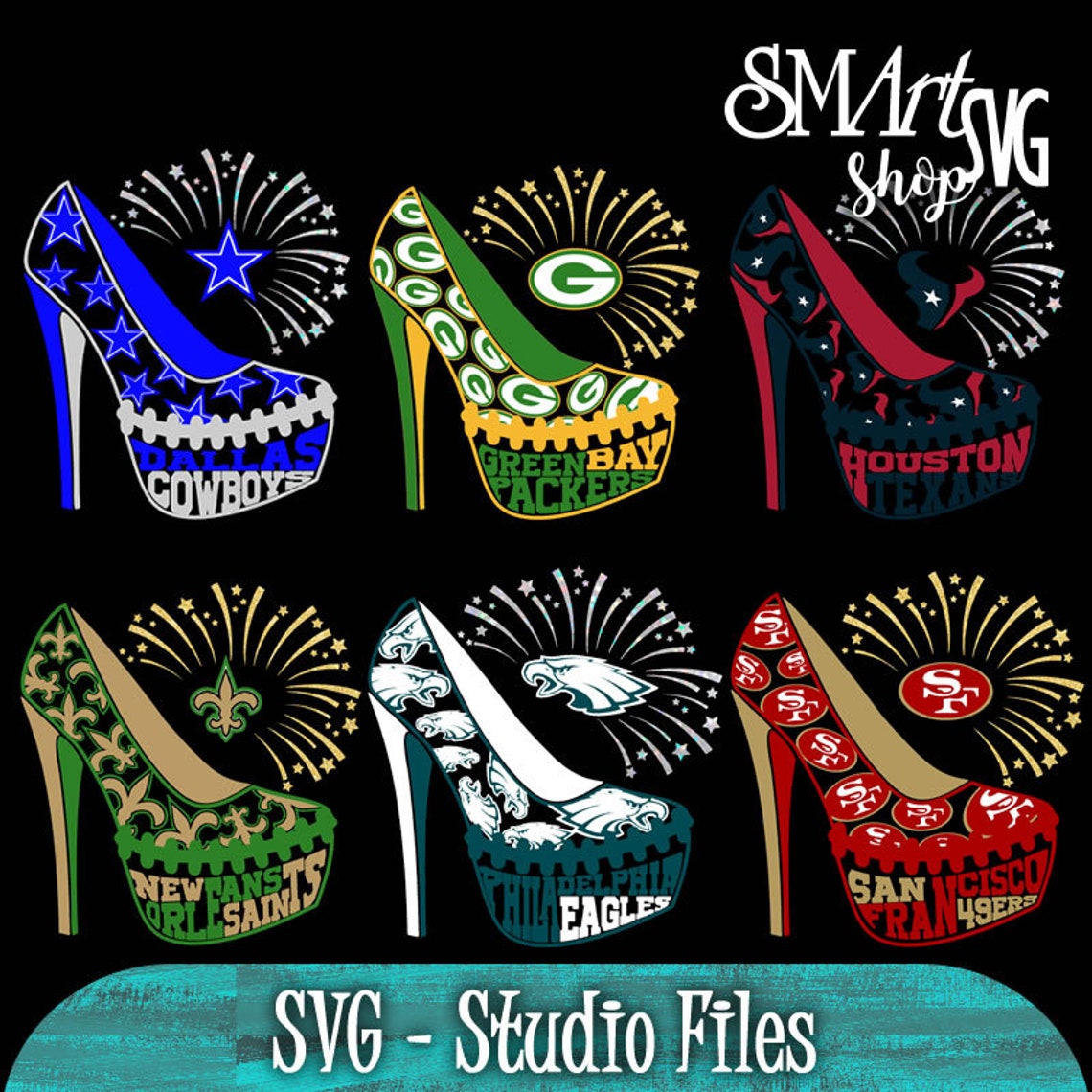 Custom Football Heels svg Heels High svg Football svg Etsy