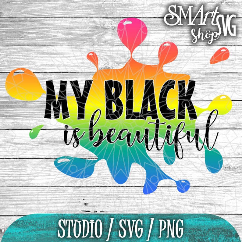 My Black Is Beautiful svg Africa svg Melanin svg Black Etsy