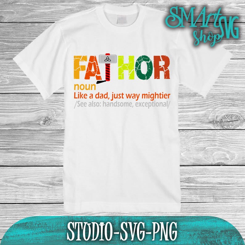 Download Fathor Definition funny svg father's day noun svg avengers svg family svg fathor svg father Gift ...