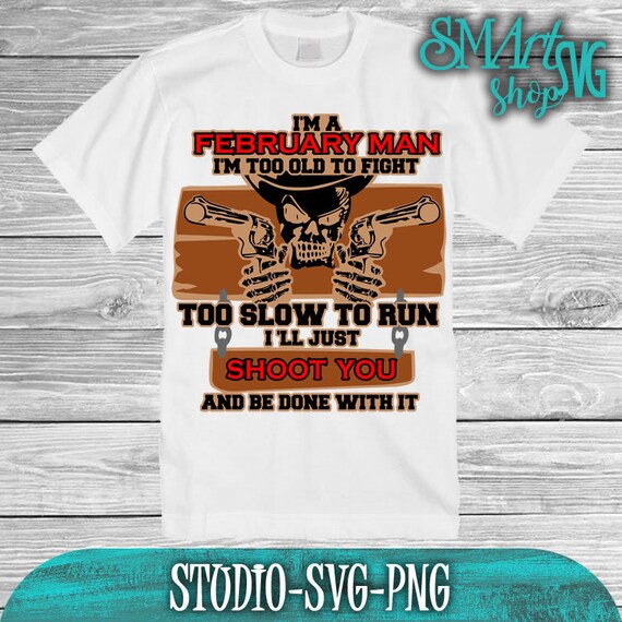 Download February Man Svg February Birthday Man Svg Vintage Birthday Etsy