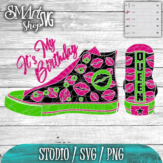 Download Converse Birthday Svg Birthday Girl Svg Happy Birthday Svg Etsy