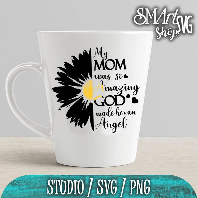 Download Memorial MOM svg Daisy svg Guardian Angel svg my MOM svg ...
