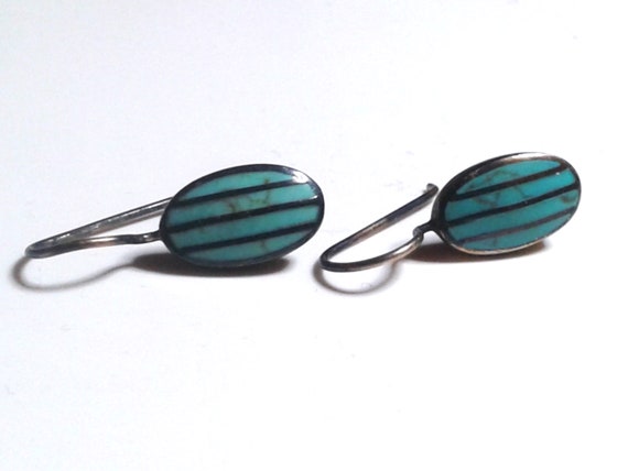 Two pair Turquoise Earrings - image 4