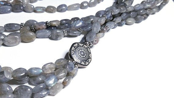 Labradorite Multi Strand Necklace - image 6