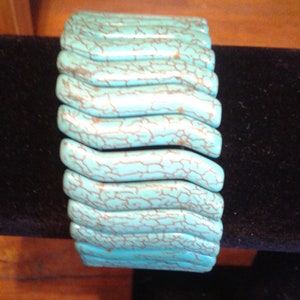Spider web Turquoise Stretch Bracelet