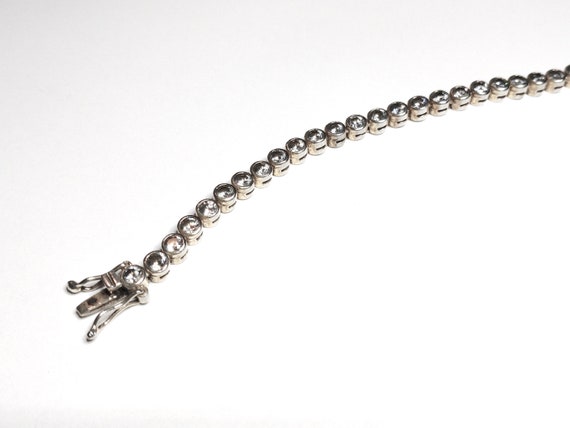 Sterling and crystal bracelet - image 4