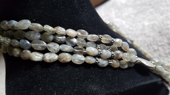 Labradorite Multi Strand Necklace - image 9