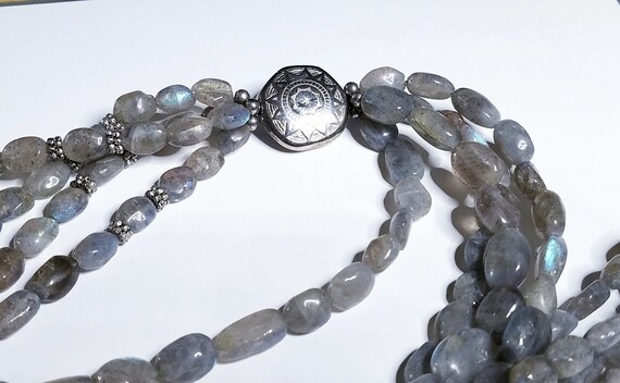 Labradorite Multi Strand Necklace - image 7