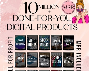 Ultimate Resell Digital Products Bundle Ideal for Passive Income, Private Label Rights & Master Resell Rights (MRR) (PLR)  Digital Products